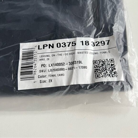 Fabletics - On-The-Go High-Waisted Legging - Tonal Camo. Size: 2X. NIB (1439) - Picture 3 of 10